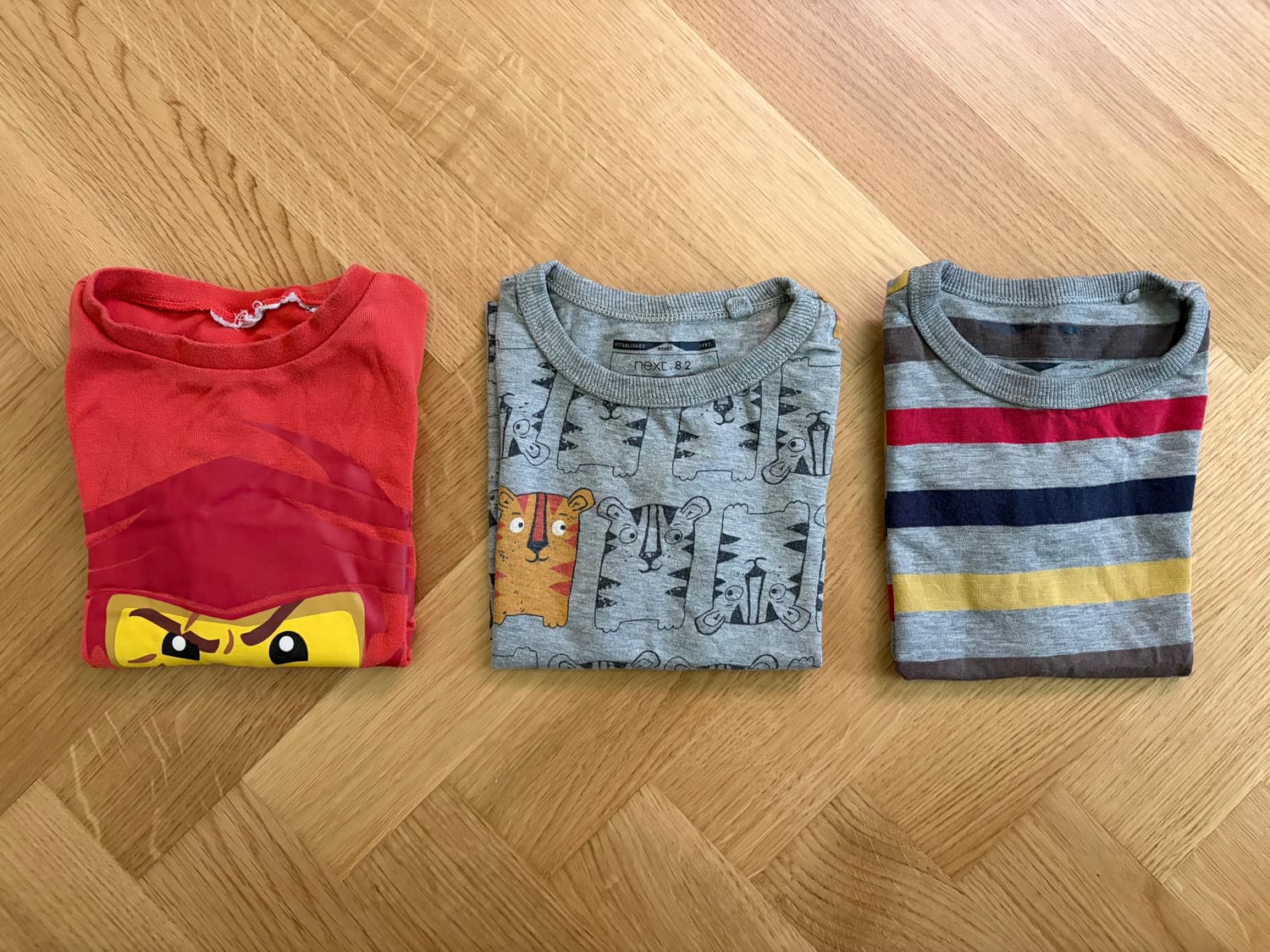 Tröjpaket med tre plagg, stl 86